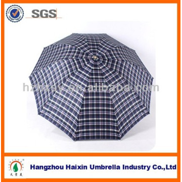 New Fashion! Yarn-dyed Check Rain Umbrella